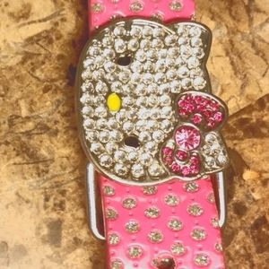 HELLO KITTY CZ CHILDS SIZE M BELT
